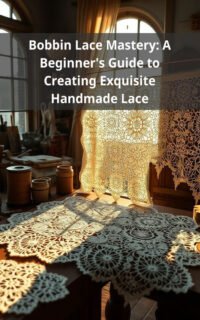 Bobbin Lace Mastery: A Beginner's Guide to Creating Exquisite Handmade Lace