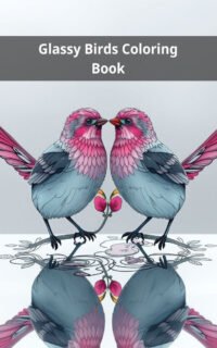 Glassy Birds Coloring Book