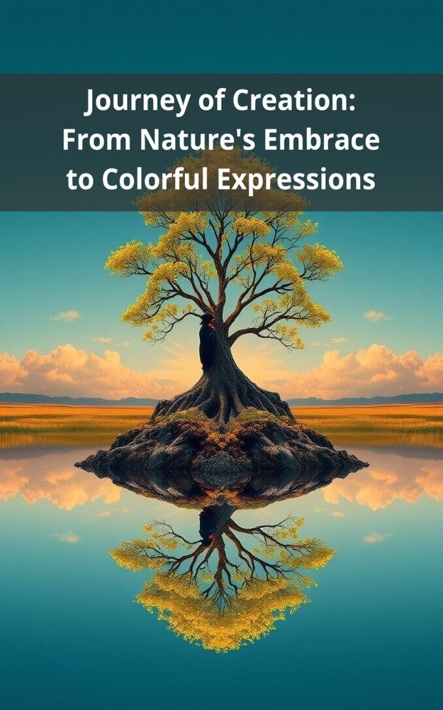 Journey of Creation: From Nature's Embrace to Colorful Expressions