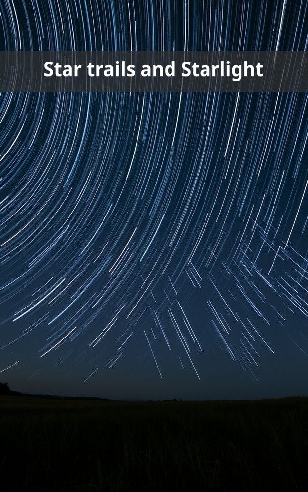 Star trails and Starlight