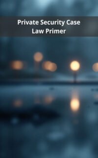 Private Security Case Law Primer