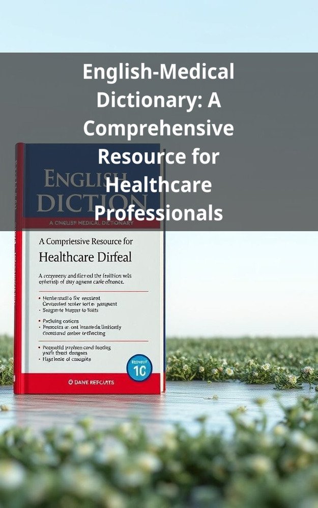 English-Medical Dictionary: A Comprehensive Resource for Healthcare Professionals