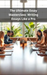 The Ultimate Essay Masterclass: Writing Essays Like a Pro