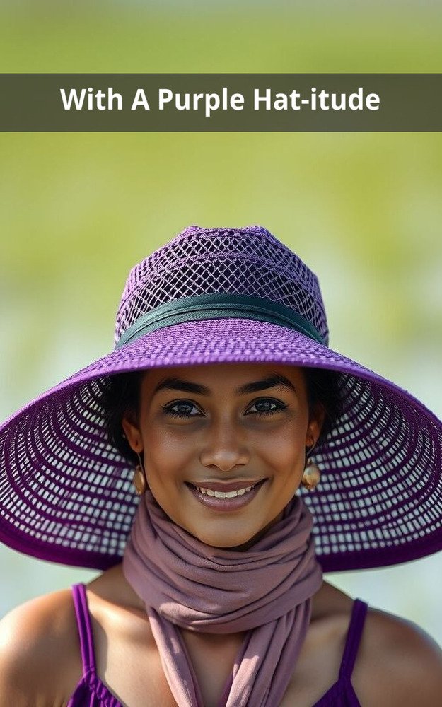With A Purple Hat-itude