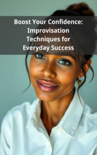 Boost Your Confidence: Improvisation Techniques for Everyday Success