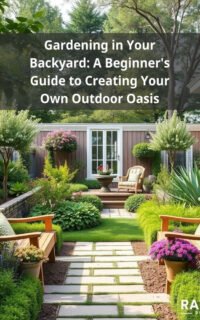 Gardening in Your Backyard: A Beginner's Guide to Creating Your Own Outdoor Oasis