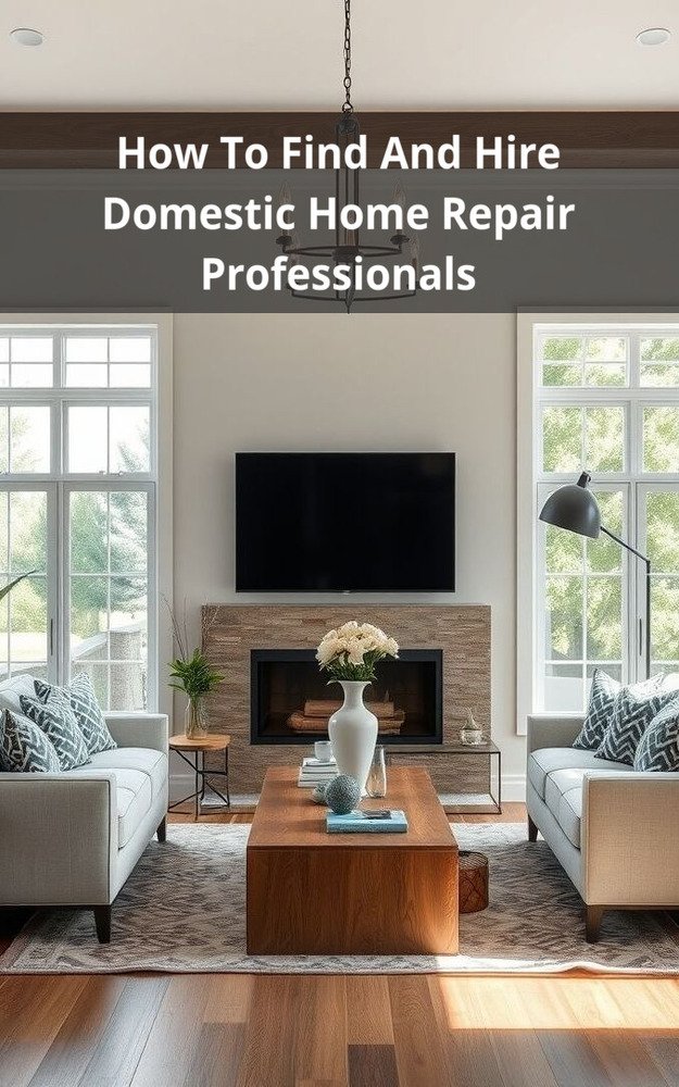 How To Find And Hire Domestic Home Repair Professionals