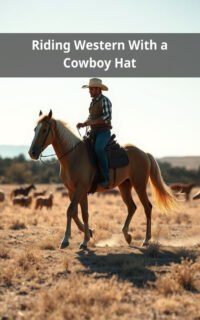 Riding Western With a Cowboy Hat