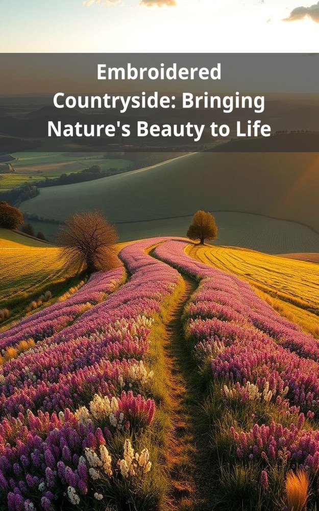 Embroidered Countryside: Bringing Nature's Beauty to Life