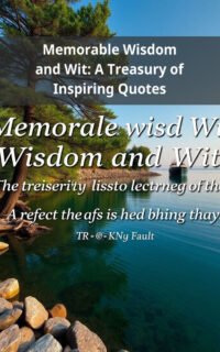 Memorable Wisdom and Wit: A Treasury of Inspiring Quotes