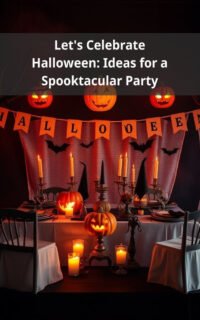 Let's Celebrate Halloween: Ideas for a Spooktacular Party