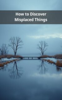How to Discover Misplaced Things