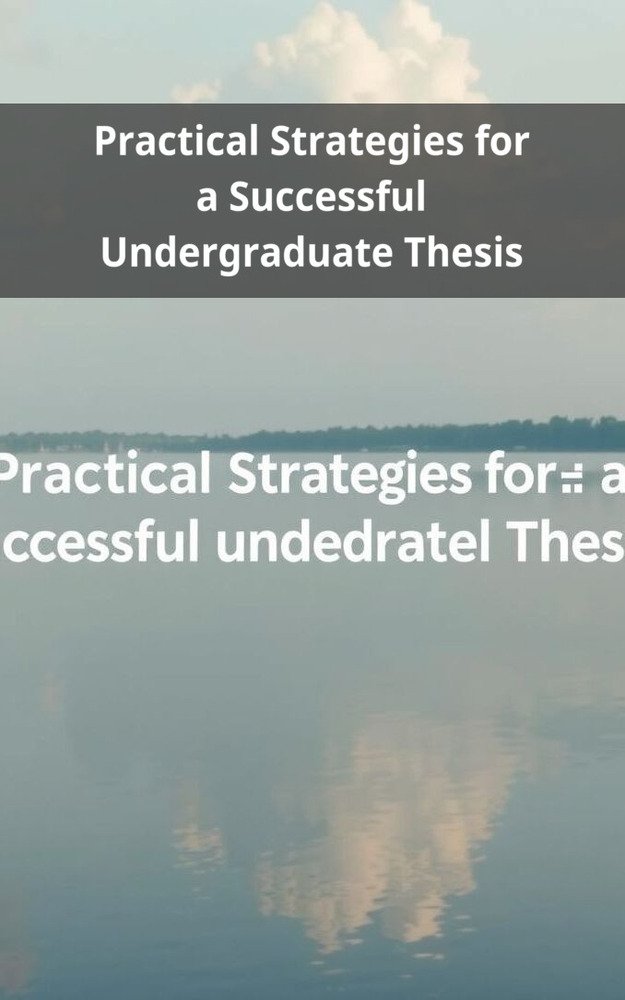 Practical Strategies for a Successful Undergraduate Thesis