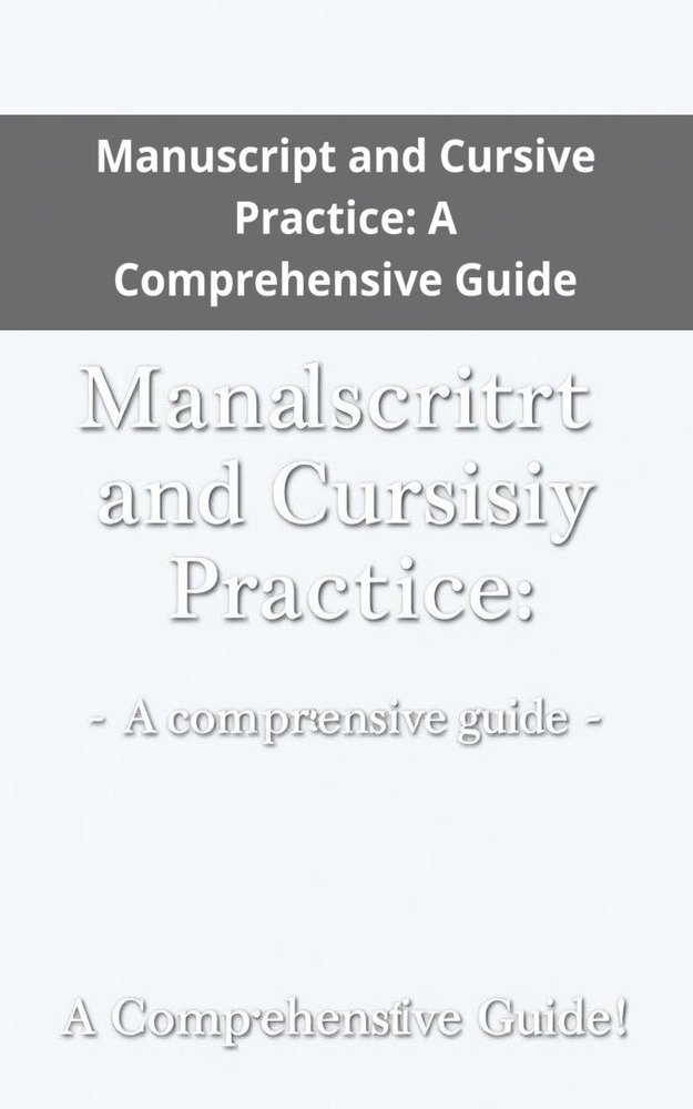 Manuscript and Cursive Practice: A Comprehensive Guide