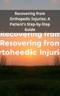 Recovering from Orthopedic Injuries: A Patient's Step-by-Step Guide