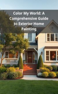Color My World: A Comprehensive Guide to Exterior Home Painting