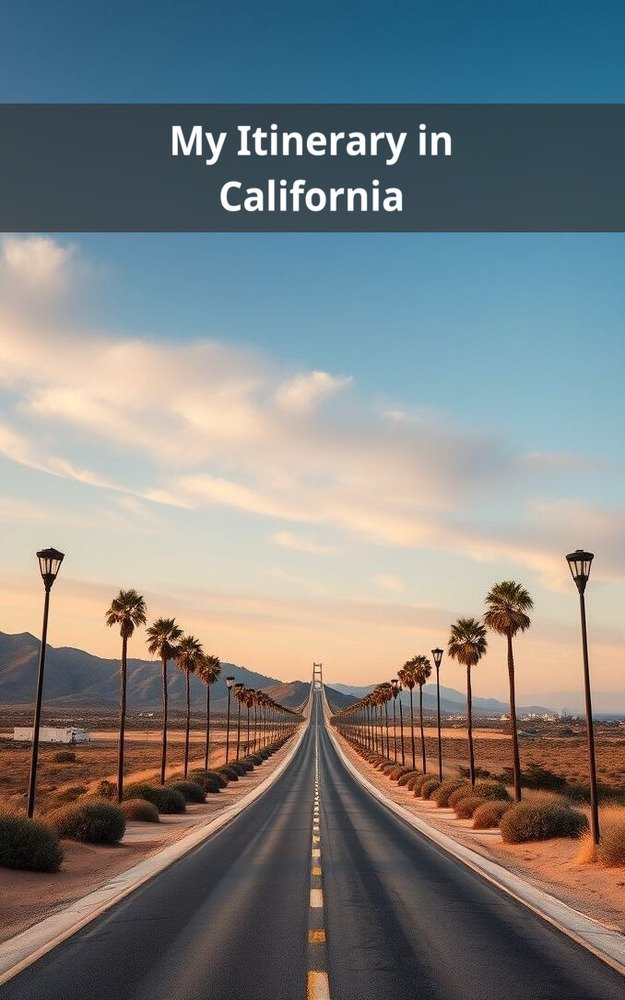 My Itinerary in California