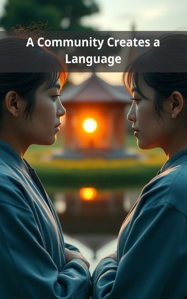 A Community Creates a Language