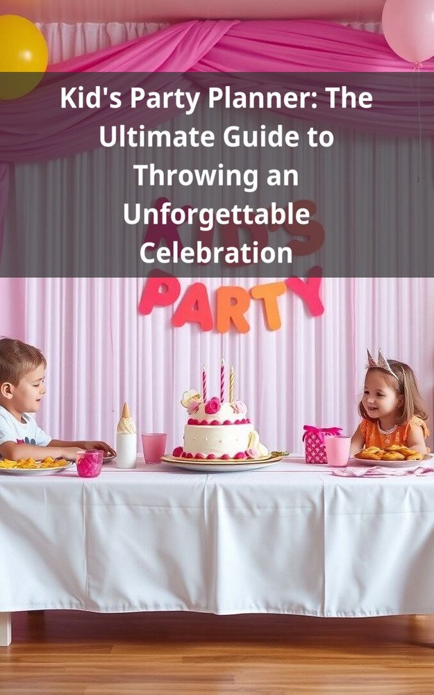 Kid's Party Planner: The Ultimate Guide to Throwing an Unforgettable Celebration