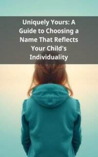 Uniquely Yours: A Guide to Choosing a Name That Reflects Your Child's Individuality