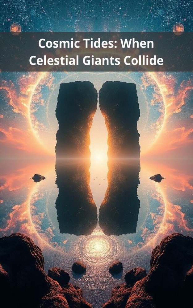 Cosmic Tides: When Celestial Giants Collide