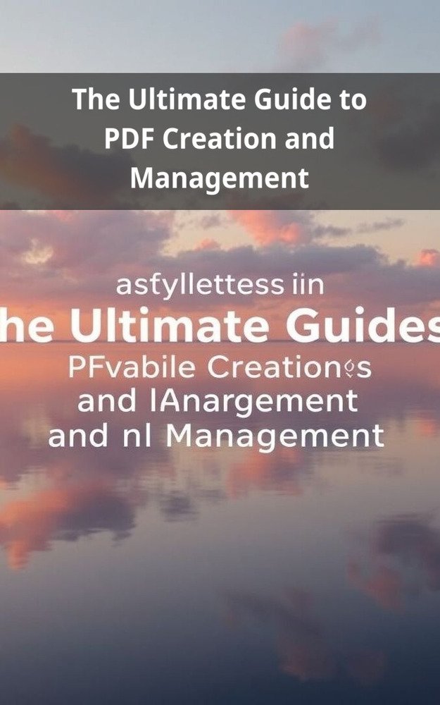 The Ultimate Guide to PDF Creation and Management